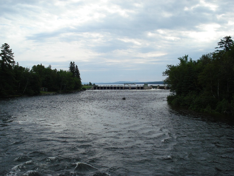 View from railroad tracks